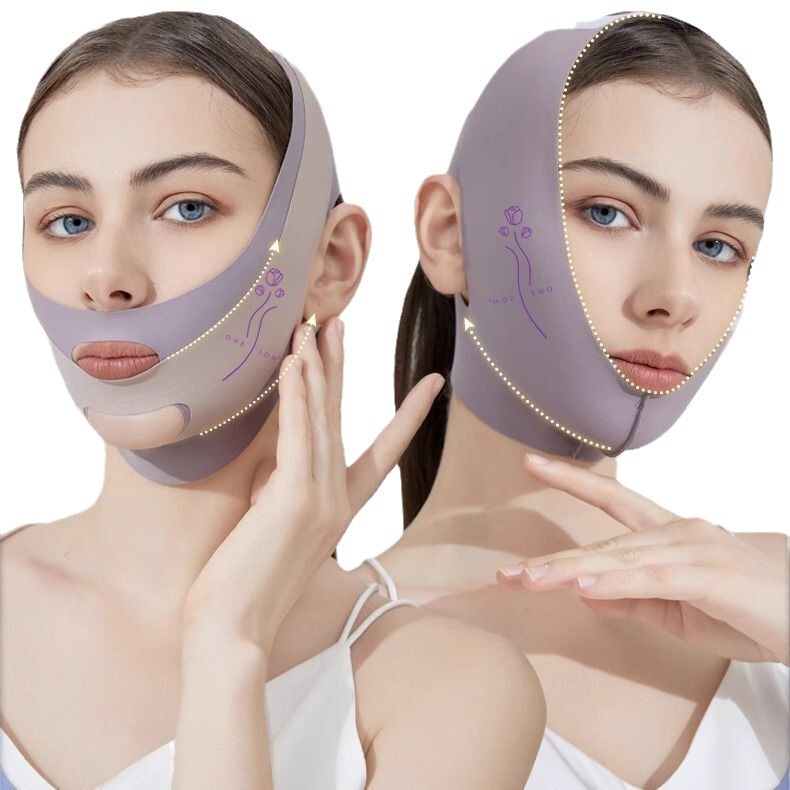 【グローバルホットセール】Vフェイスリフティングと引き締め顔のほうれい線二重あごヒアルロン酸スリープマスクリフティングアーティファクト女性の顔整形|undefined