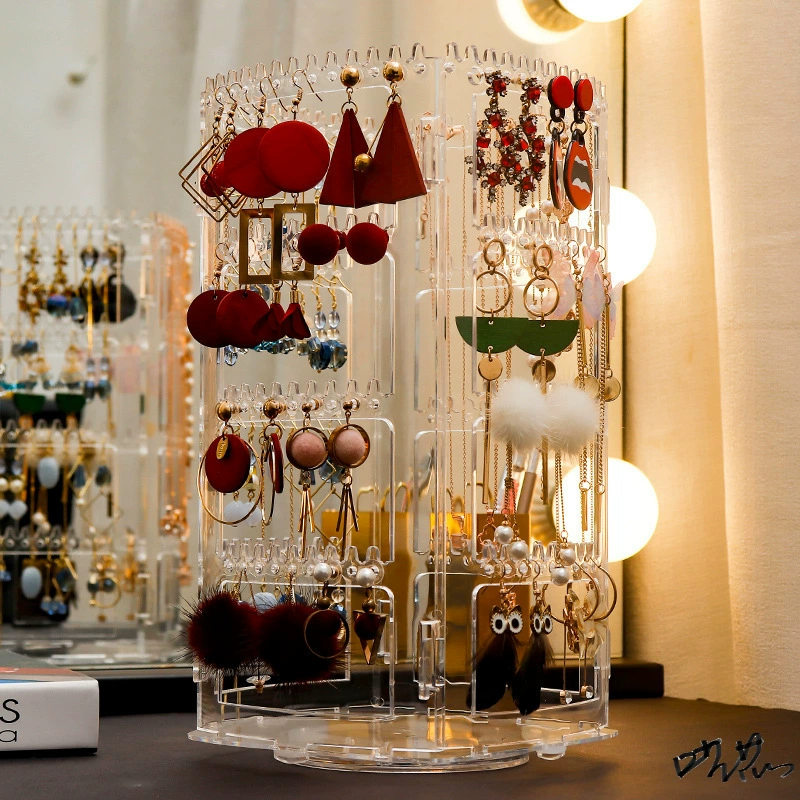 Earrings, stand, storage system for commercial use, necklace, storage box