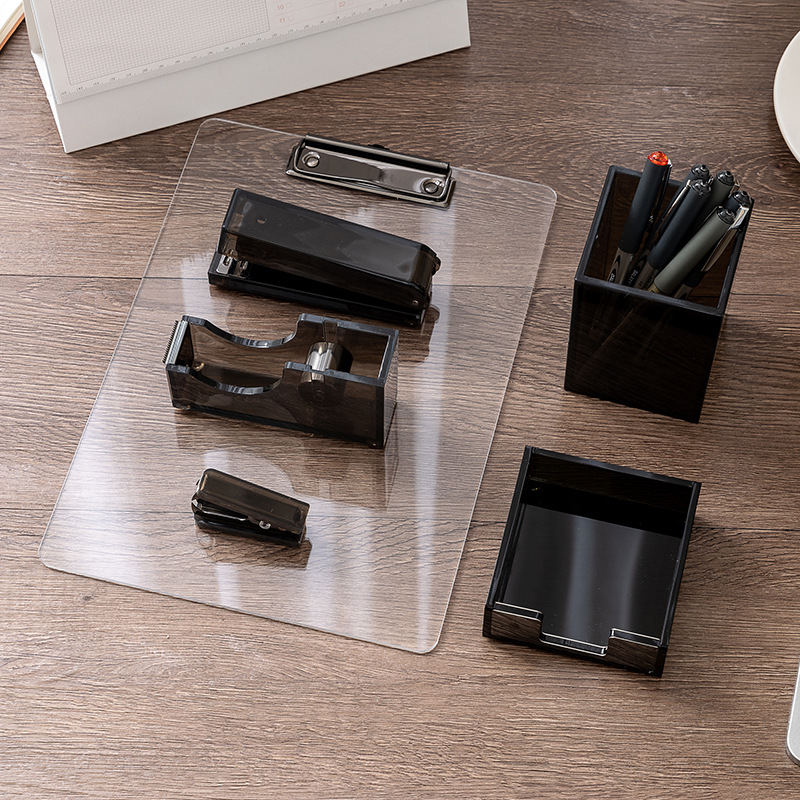 Acrylic Black Tea Office Supplies 1