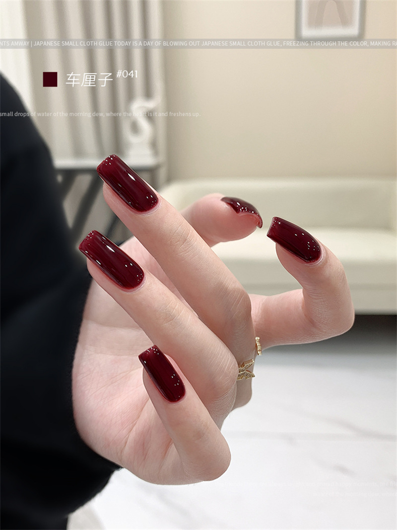 KaSi fototerapia Esmalte de uñas pegamento 2023 nueva primavera y el verano popular blanco lechoso nude rojo cereza salón especial