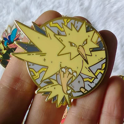 Enamel Pin Decorative Badge, Yaxa sancaqları - a29-lightning-luchan