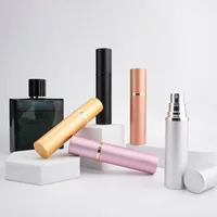 Парфюмерная бутылка 10ml внизу заполненный спрей бутылка портативный путешествия косметика бутылка разлив духи пустая бутылка