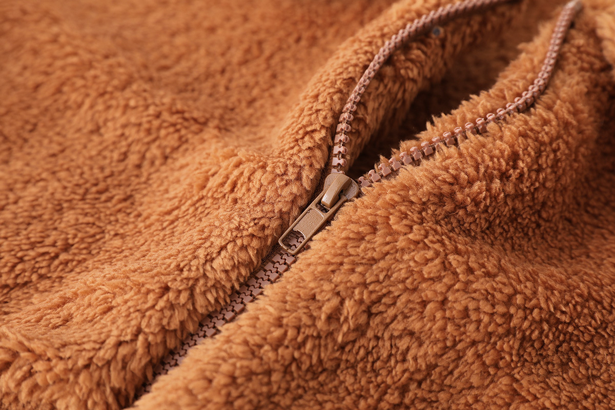 Women's Clothing Warm Velvet Teddy, Women's Woolen Coat Tops_voghion.com