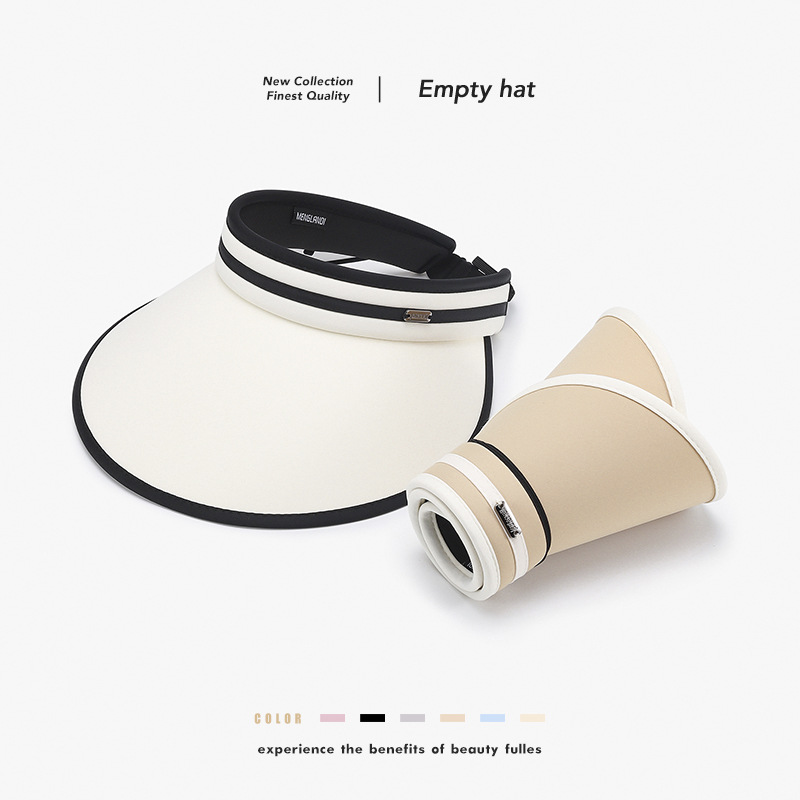 Wide-brimmed Open-top For Women, Summer UV Protection, Outdoor Cycling Hat, 2026 New Model Sun Hat_desvips.com