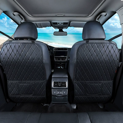 Car seat back anti-kick pad, full coverage rear seat anti-kick protector