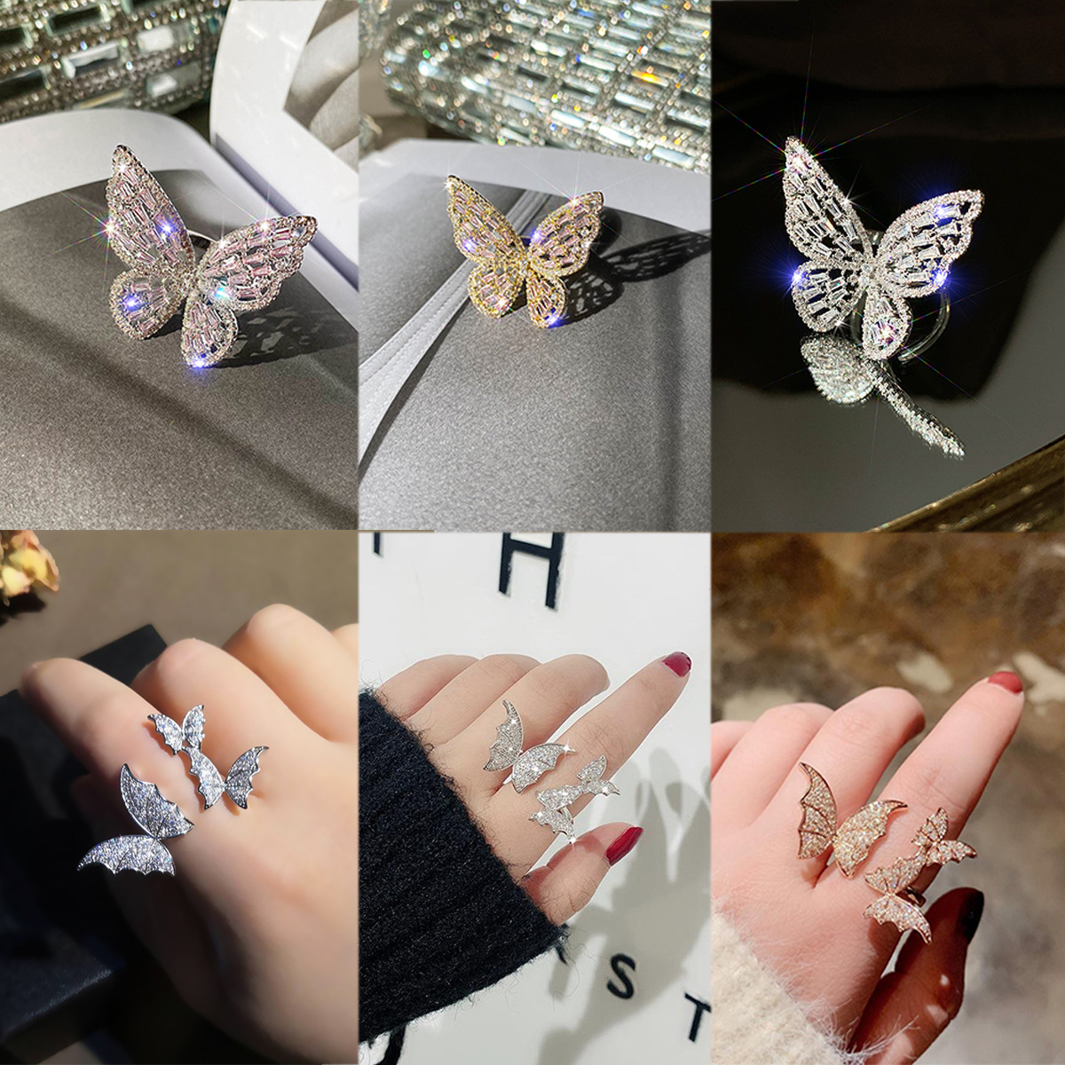 Index finger ring female fat hand super...