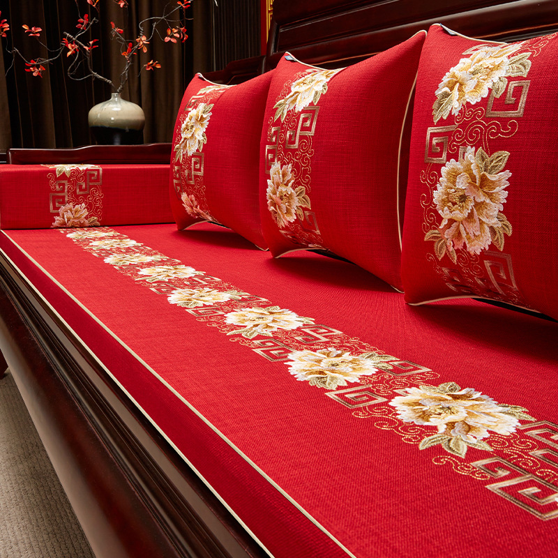 쌍화현서 - 차이나 레드 [도리스 린넨 코트]