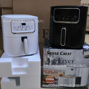 10Lairfryer Touch-Screen Air Fryer Electric Fryer Cross-Border Export Exclusive Source Manufacturer Hot Air Convection