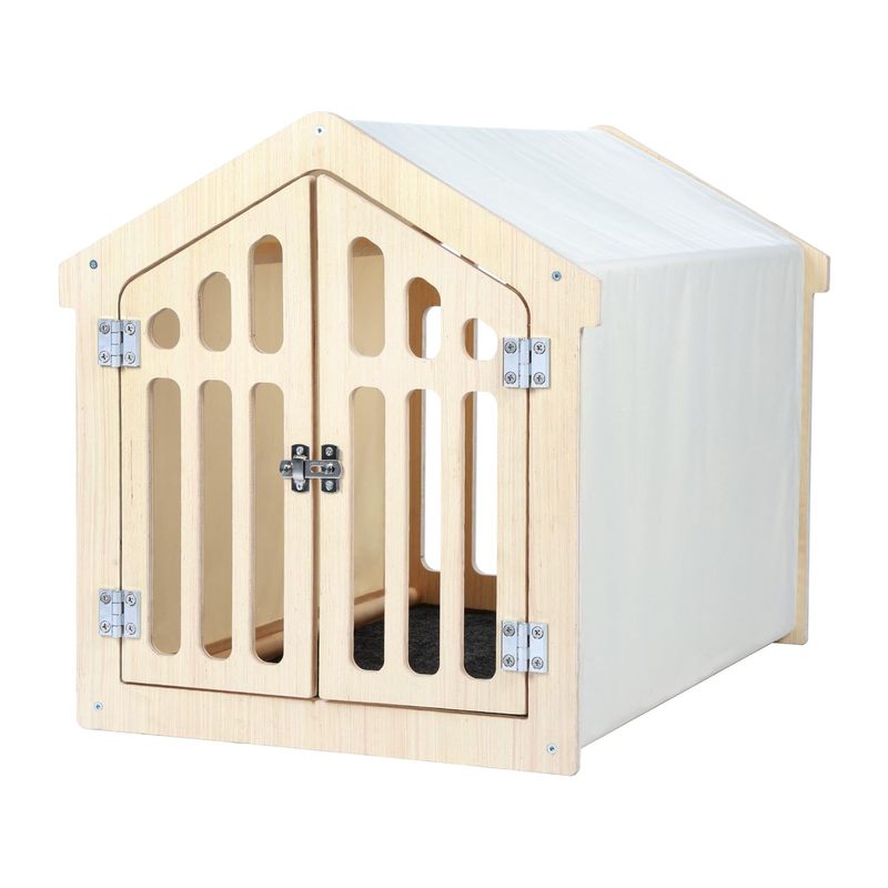 無垢材ペット犬ケージトレーニングトイレフェンス犬小屋中型犬犬小屋木製犬小屋屋内犬ケージ家具|undefined