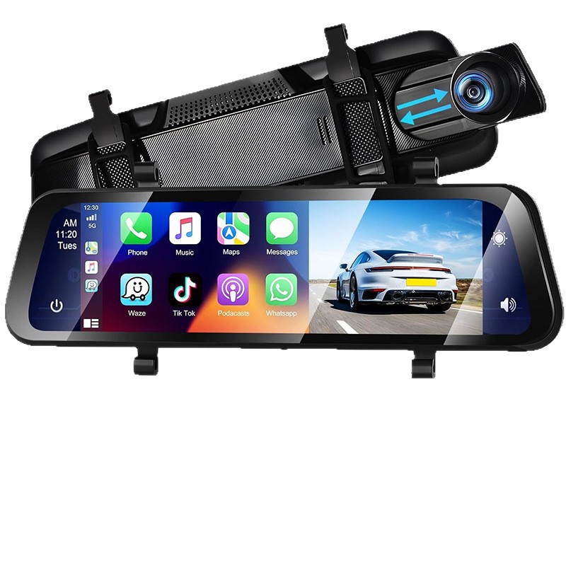 Carplay dashcam 360-degree panoramic view, no installation required, ultra-high-definition electronic dog parking monitor, cross-border export