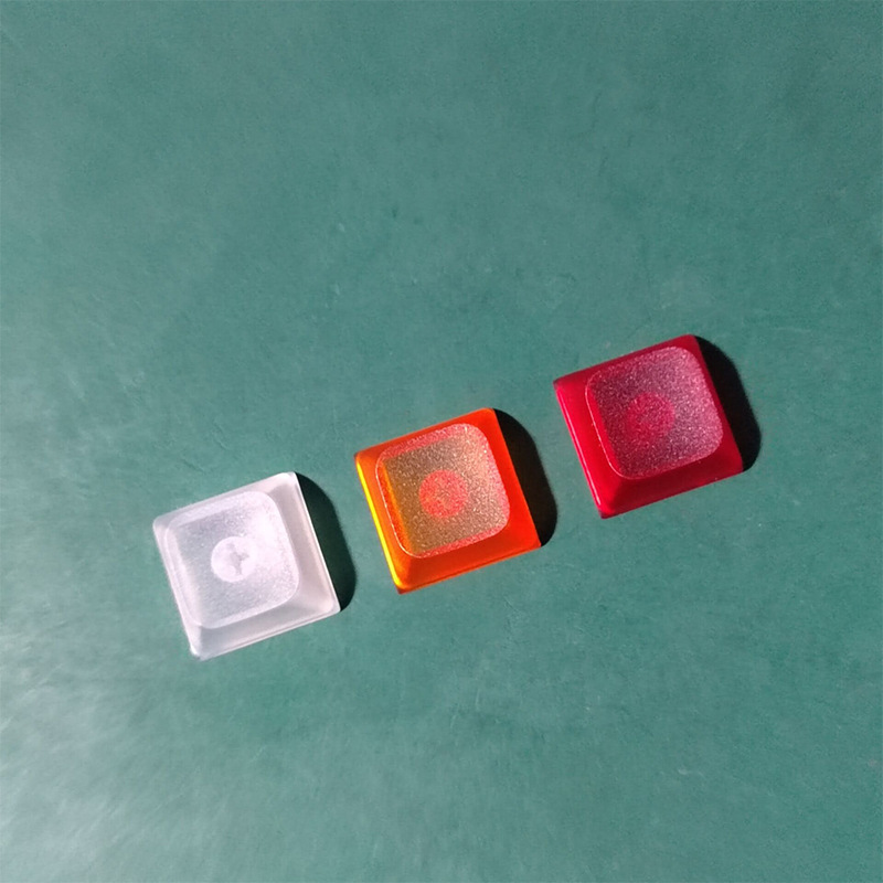 Xda2 height 9.3mm frosted surface pc material MX cross chrysanthemum mouth mechanical keyboard transparent key cap