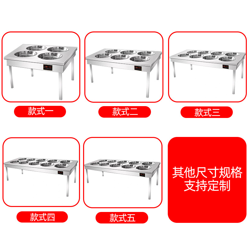 不锈钢奶皮子锅 定制商用蛋皮豆皮奶酪电加热水保温圆盘奶皮子机