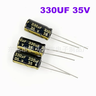 35V330UF电解电解330uF35 LOWESR 插件电容电容 330uF 35V 8*16
