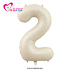 Brand retro cream chocolate digital decorations, balloon, new collection, 40inch