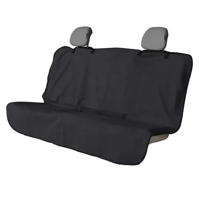 Car Towel Seat Cushion Rear Universal Waterproof Anti-Slip Four-Season Seat Cover Car Seat Solid Color Stain-Resistant Protective Cover (Universal seat cover) - rear-three-seater-black-three-seats-in-the-back
