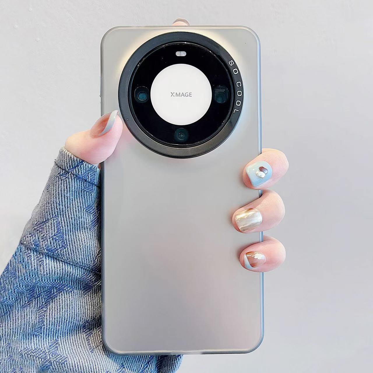 Simple y aplicable Huawei mate60pro funda para teléfono móvil P70 nuevo Honor 100 color sólido nova12/11 yuanes funda de aire