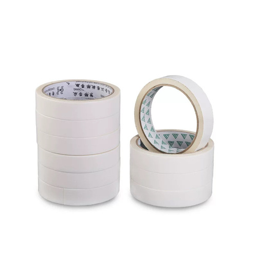 High viscosity white double-sided tape strongly fixed hot-melt double-sided tape office student hand-teared double-sided tape