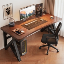 电脑桌台式家用学习桌学生书桌简易卧室长条办公桌子工作台电竞桌