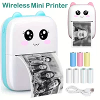 Ручной мини-принтер (MiNi Printer X5), Bluetooth термопринтер, 203dpi, бумага 57×30 мм