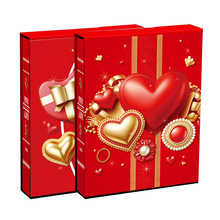 厂家喜庆桃心相册本家庭影集婚礼影楼相册纪念册婚纱照片礼品相册