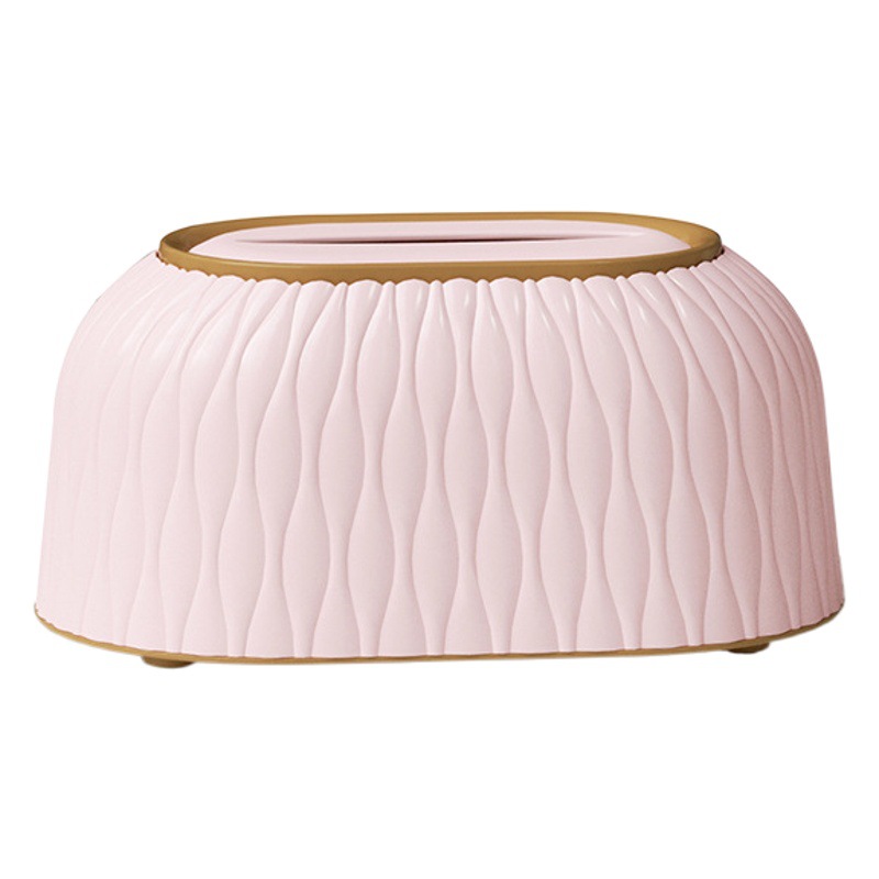 Luz hogar de lujo princesa creativa caja de pañuelos al por mayor baño sala de estar escritorio caja de almacenamiento multifuncional