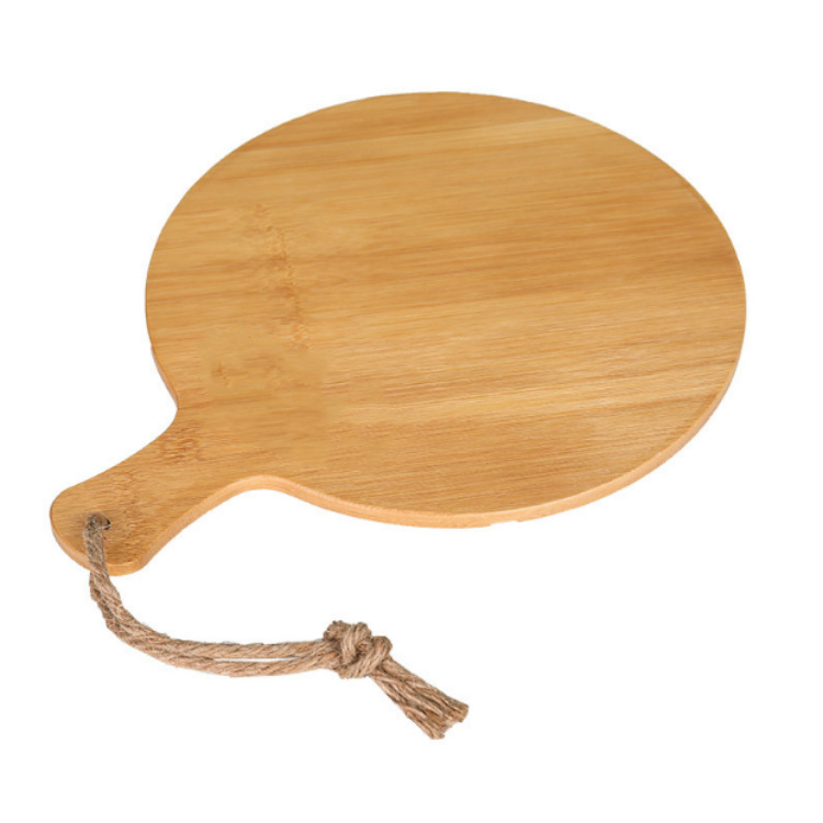 Pizza de bambú bandeja de madera Placa de pizza bandeja de sushi pizza bandeja de hornear bandeja de madera Placa de pizza Placa de carne