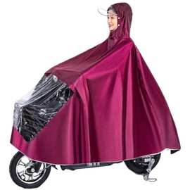 电动款单人电瓶自行车女全身长有袖雨衣摩托男骑行带袖防暴雨雨披