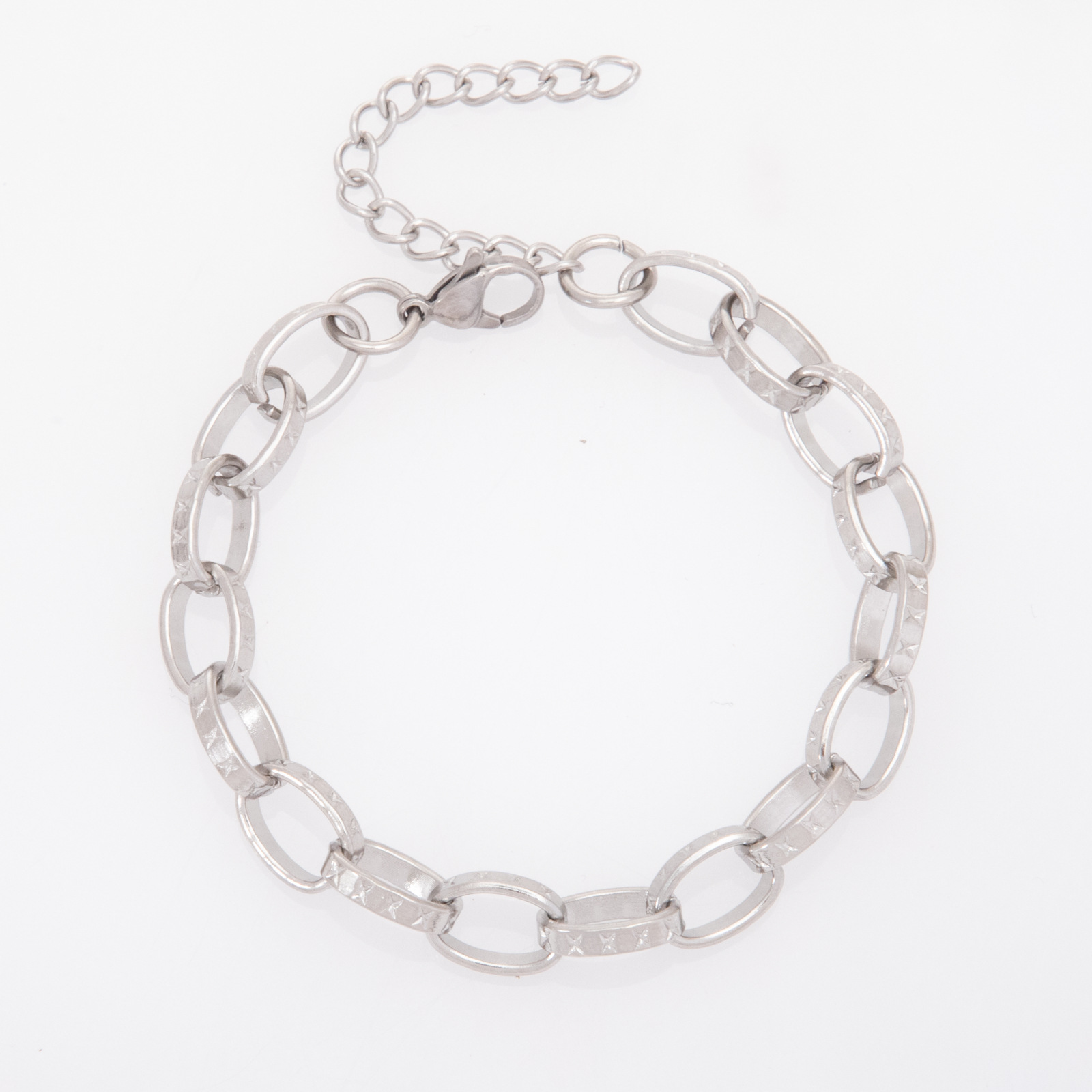 Gold Phoenix Pattern Titanium Bracelet For Women Hip Hop Style_voghion.com