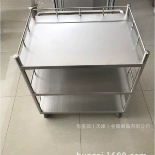 天津不锈钢三层手推车  专业生产厂家-华奥西