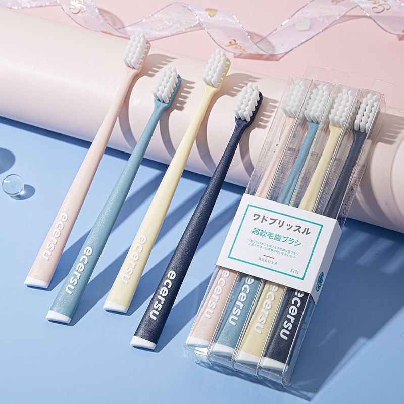 Dr. Chen Silver Ion Antibacterial Soft Bristle Toothbrush Adult Small Head High-End Couple Toothbrush Individually Packaged Manufacturer Wholesale