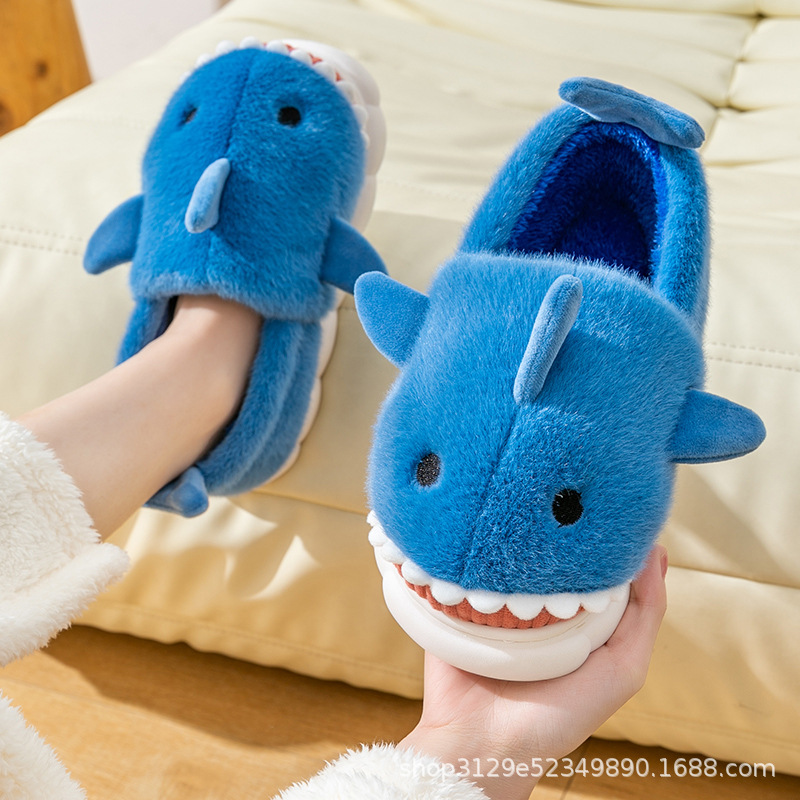 Shark bag and cotton shoes sapphire blue