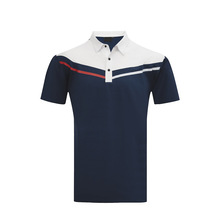 新高尔夫运动短袖T恤男golf球衣韩版潮流透气速干上衣高尔夫用品