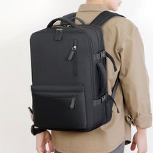 跨境新款跨境大容量双肩背包男出差男士旅行背包便携式
