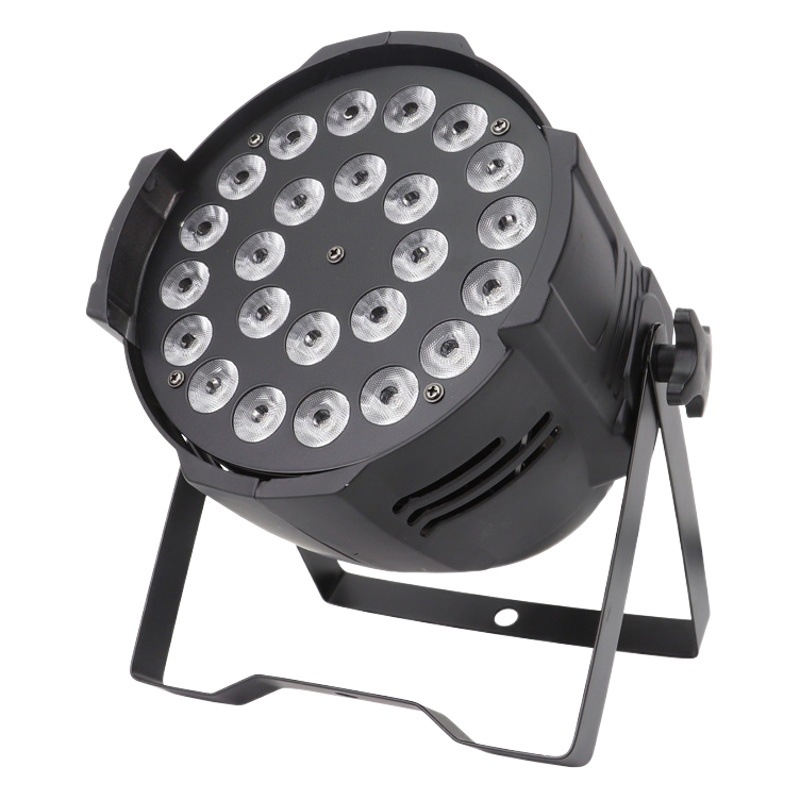 24 luces PAR a todo color cuatro en una barra de iluminación de escenario boda LED Luz de superficie teñida sala de baile atmósfera Luz