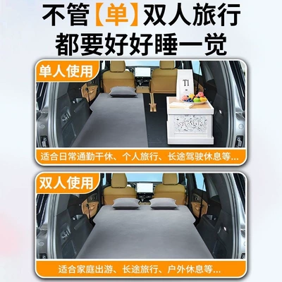Air Mattress, No-Inflatable Type — Vehicle-mounted inflatable bed