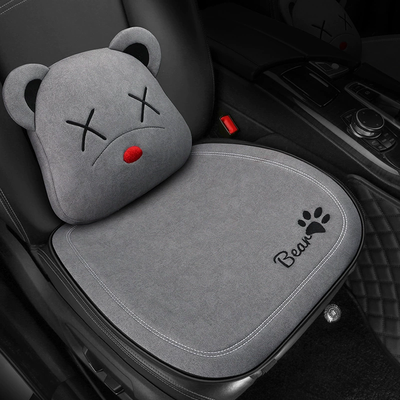 Новая Автомобильная подушка ткань теплая технологическая ткань Four Seasons Новая спинка квадратная подушка для трех человек длинная задняя комбинация