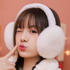 Headphone Male Winter Cute Plush Ear Muffs for Girls Children Students Riding Anti-Cold Ears Foldable Warm Thick Ear Cover
