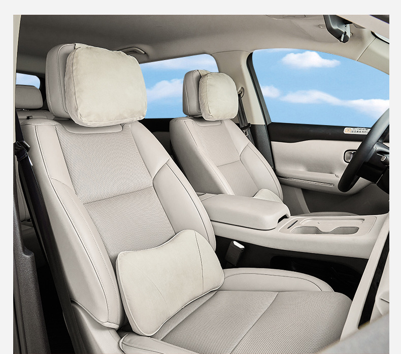 Suitable for 26 Models of Leapmotor C10 Headrests, Special Neck Pillows, Neck Cushions, and Matching Lumbar Support Cushions, Car Headrest and Lumbar Support Set