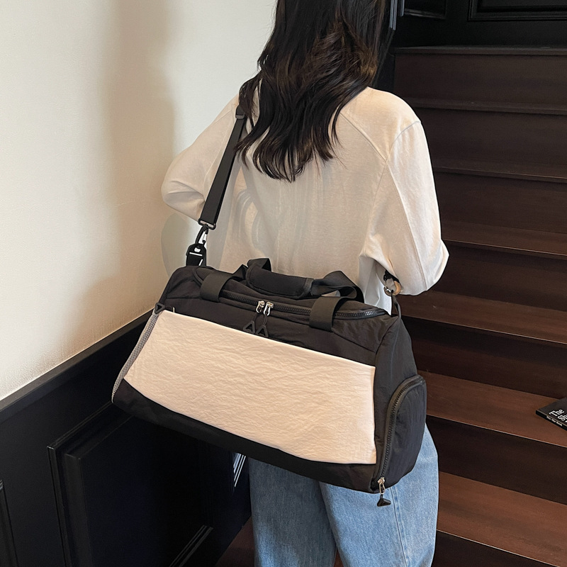 New Fitness Bag, Wet and Dry Separation Sports Bag, Portable Luggage Bag, Short-Distance Travel Bag, Large-Capacity Swimming Bag, Cross-Border