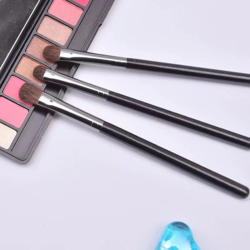3 cepillo de sombra de ojos de caballo, cepillo de maquillaje portátil, cepillo de maquillaje de ojos, detalle de cepillo, herramientas de maquillaje al por mayor