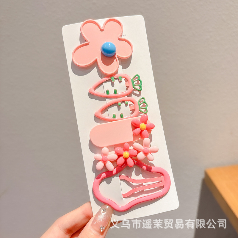 多巴胺儿童发夹女前额刘海夹鸭嘴夹头饰发卡碎发侧边卡子发饰夹子|undefined