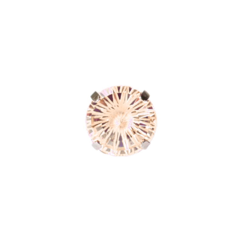G23 Titanium Alloy Ferris Wheel Zirconia Stone Ear Studs - F136 Internal Thread Cartilage Piercing Studs 0.9 Thread Replacement Head detail image 8
