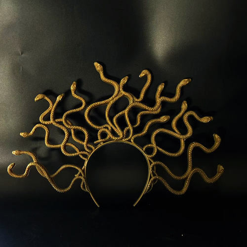 Halloween Medusa Headband Horror Horror Halloween Costume Props Snake Headband Halloween Cosplay Props