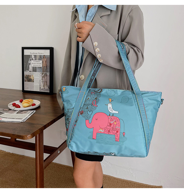 Women's Large Nylon Geometric Cute Square Zipper Bag Sets display picture 4