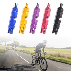 自転車のアメリカ式バルブツールのタイヤのチューブのフレンチ式の空気口の延長バーは修理レンチを分解します。