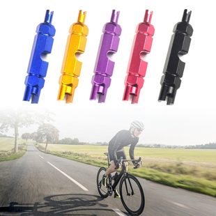 Bicycle American valve core tool tire tube tire French air nozzle extension rod disassembly repair wrench