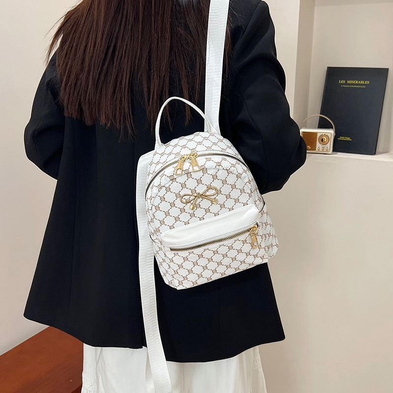 2025 nueva mochila de mujer estilo coreano de moda extranjero mochila de estudiantes de gran capacidad mochila de moda retro ocio