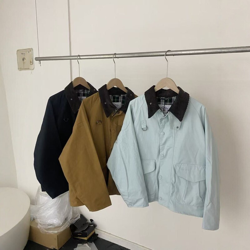 Japanese Version Bar*** X Noah Jacket Collaboration Dry Wax Jacket with Retro Lapels, Unisex Japanese Version Bar*** X Noah Jacket Collaboration Dry Wax Jacket with Retro Lapels, Unisex