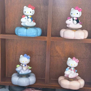 Jingdezhen Keramika Pişik Fırlanan Bəzək Masaüstü Ofis Avtomobil Daxili Bəzək