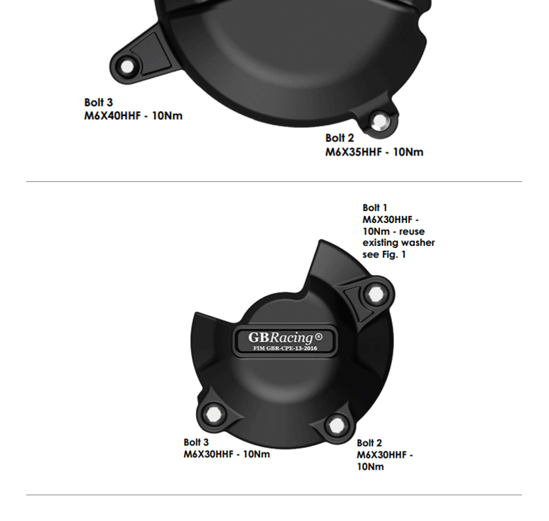 Suitable for Suzuki Gsx-S1000/S1000Gt/S 950 Gbracing Engine Protection Side Cover Anti-Fall Cover